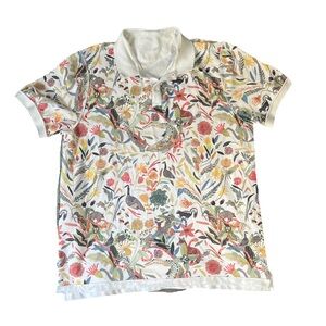 RARE Nike Men’s Enemies Of The Course Golf Polo White reversible Floral sz Lg